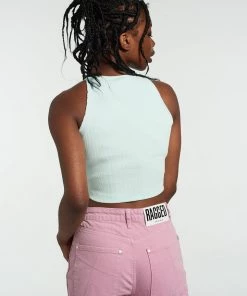 The Ragged Priest Ragged Blue Ribbed Vest