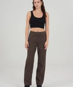 The Ragged Priest Wave Jean - Brown