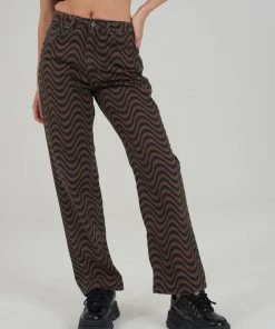 The Ragged Priest Wave Jean - Brown