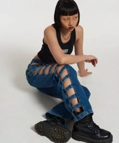 The Ragged Priest Clouded Cut Out Dad Jean