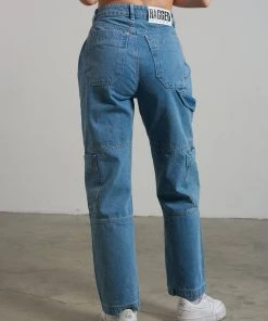 The Ragged Priest Combat Jean - Light Blue NEW ARRIVALS