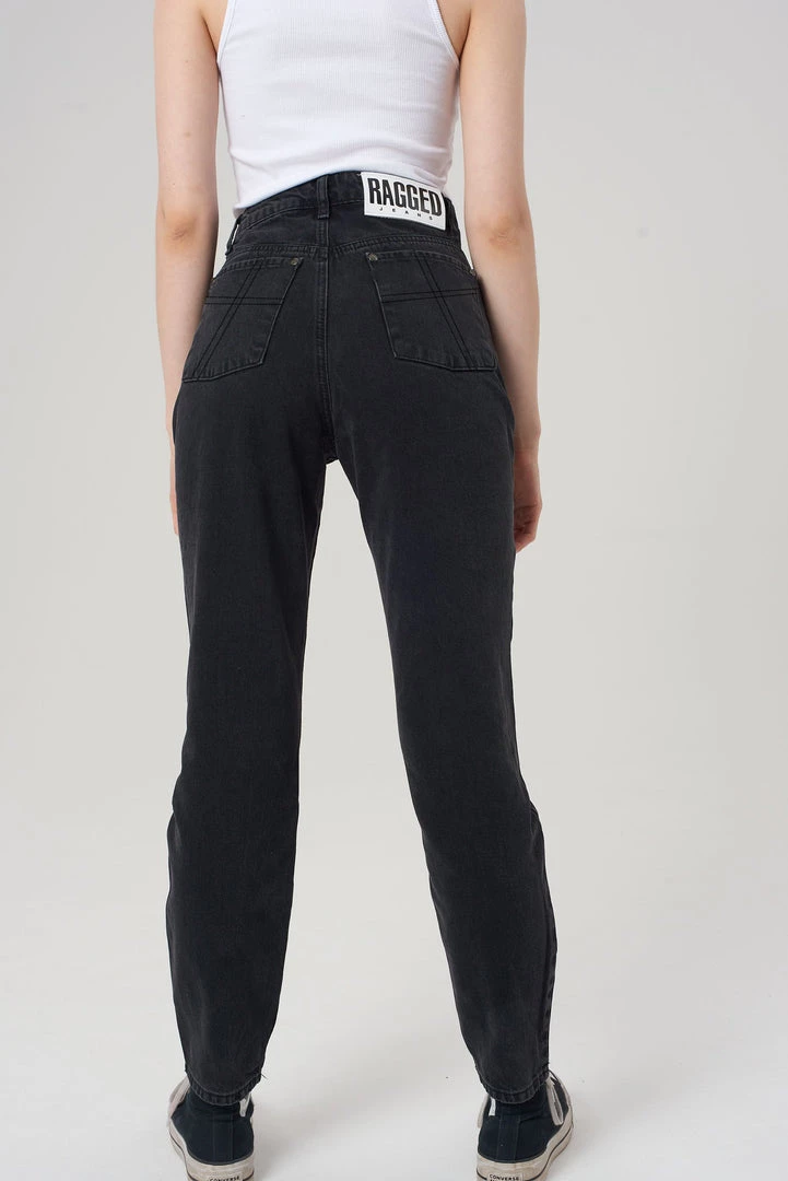 The Ragged Priest Cougar Mom Jean - Charcoal WOMEN'S 5 The Ragged Priest Cougar Mom Jean - Charcoal WOMEN'S