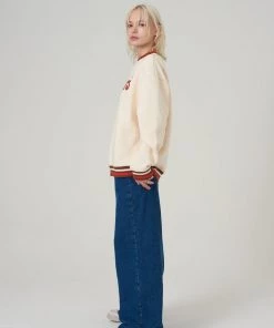 The Ragged Priest WOMEN'S Kickers Classics Cream Appliqué Logo Sweat