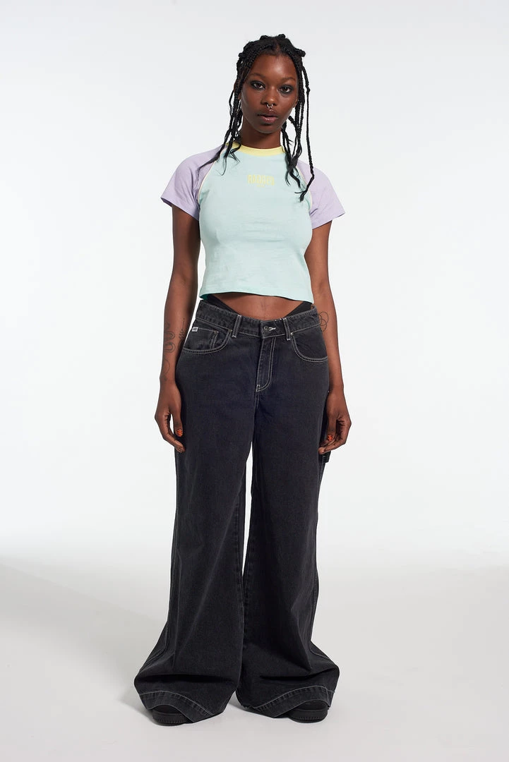 The Ragged Priest Ragged Pastel Raglan Tee 3 The Ragged Priest Ragged Pastel Raglan Tee