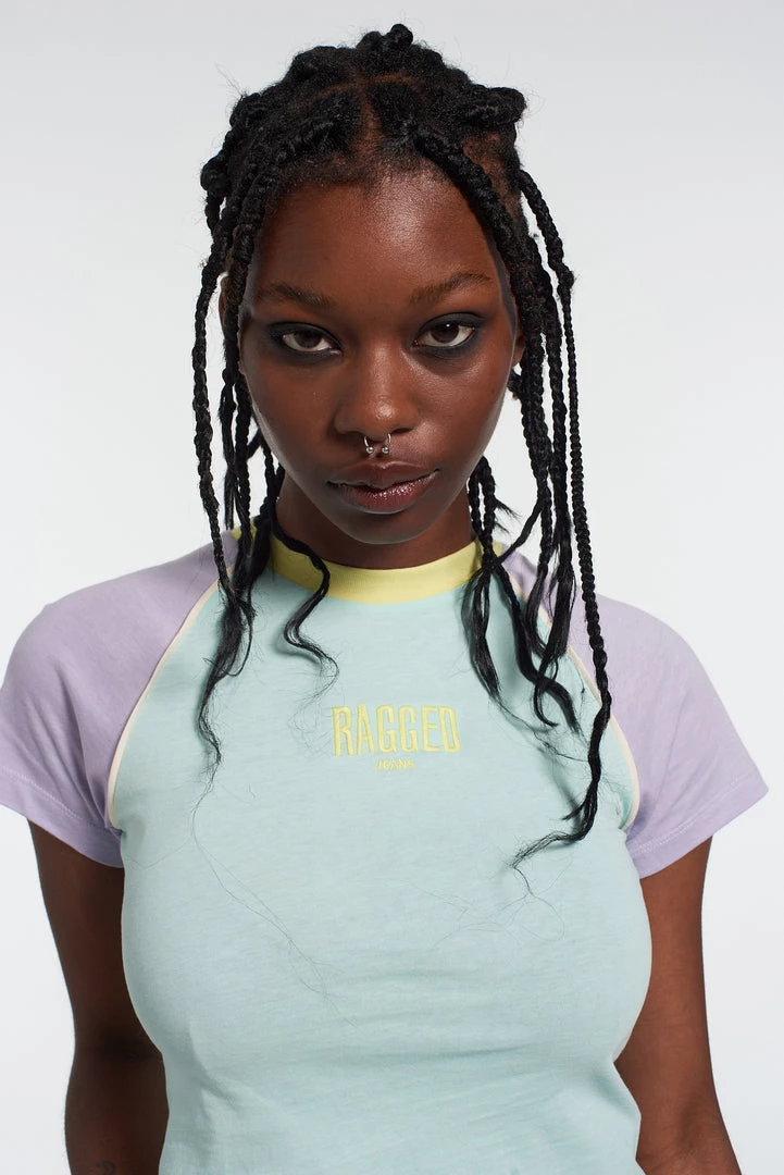 The Ragged Priest Ragged Pastel Raglan Tee 2 The Ragged Priest Ragged Pastel Raglan Tee