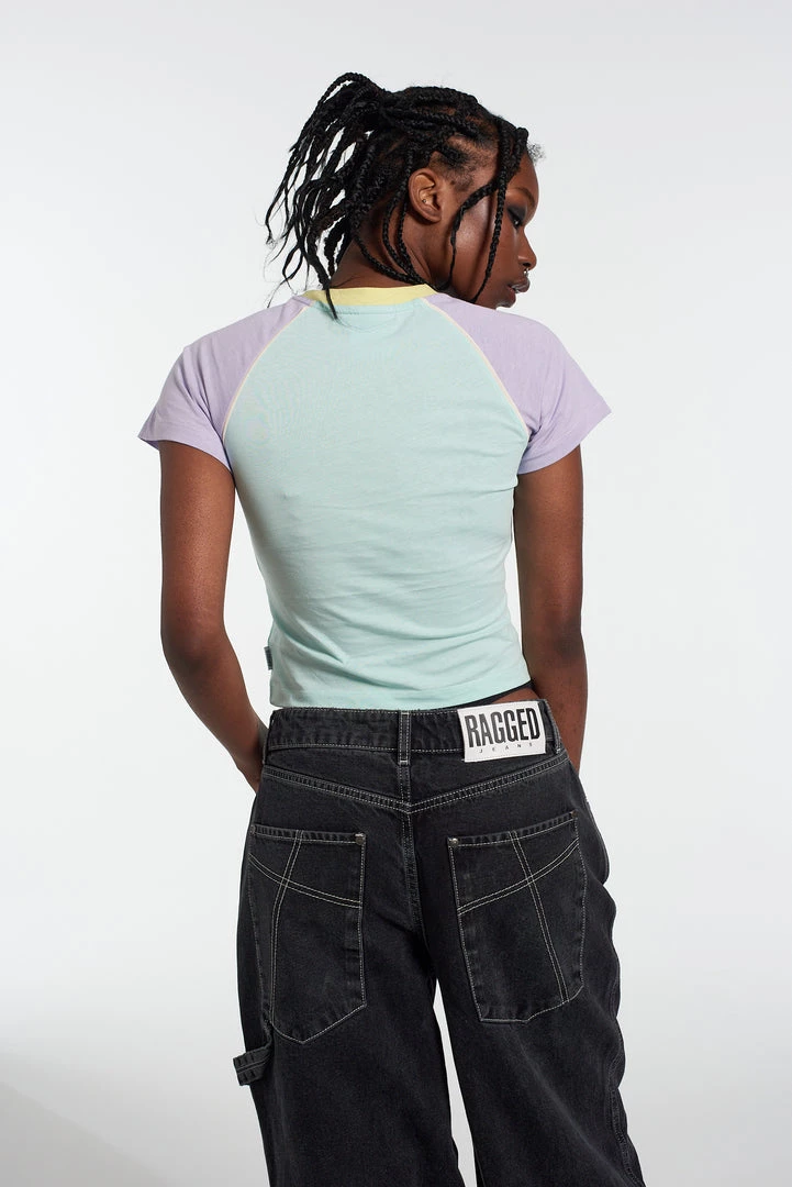 The Ragged Priest Ragged Pastel Raglan Tee 5 The Ragged Priest Ragged Pastel Raglan Tee