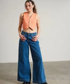 The Ragged Priest Polly Denim Waistcoat WOMEN'S