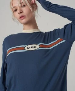 The Ragged Priest WOMEN'S Kickers Classics Blue Long Sleeve Dress