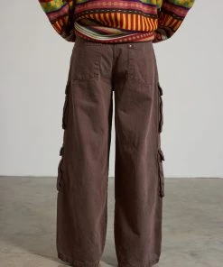 The Ragged Priest NEW ARRIVALS Explorer Brown Cargo Jean