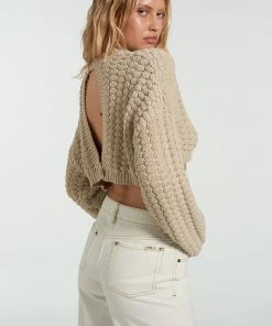 The Ragged Priest NEW ARRIVALS Milk It Glare Open Back Knit 9 The Ragged Priest NEW ARRIVALS Milk It Glare Open Back Knit