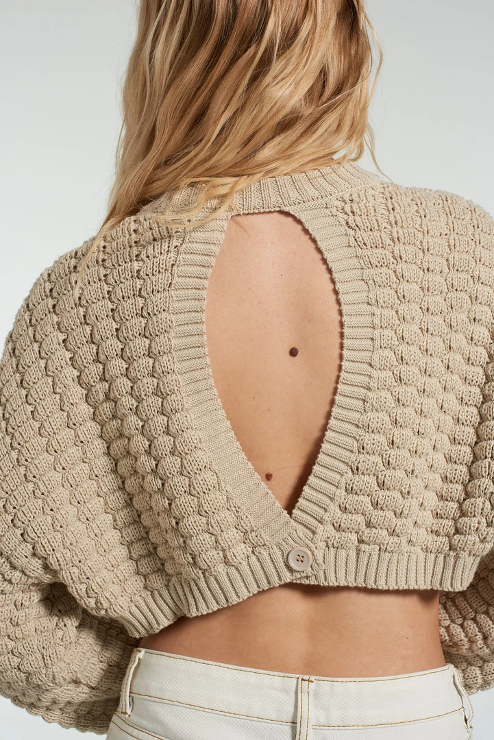 The Ragged Priest NEW ARRIVALS Milk It Glare Open Back Knit 6 The Ragged Priest NEW ARRIVALS Milk It Glare Open Back Knit