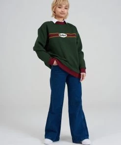 The Ragged Priest RETRO EDIT Kickers Classics Forest Green Sweatshirt