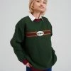 The Ragged Priest RETRO EDIT Kickers Classics Forest Green Sweatshirt