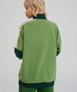 The Ragged Priest Kickers Classics Green Fleece Sweatshirt