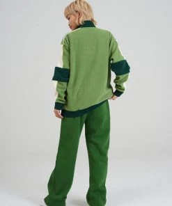 The Ragged Priest Kickers Classics Green Fleece Sweatshirt