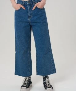 The Ragged Priest Grip Skater Jean - Blue WOMEN'S