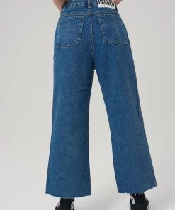 The Ragged Priest Grip Skater Jean - Blue WOMEN'S