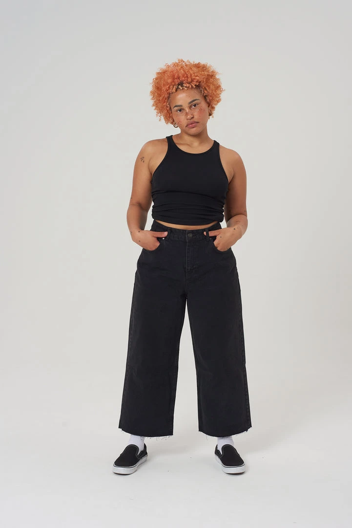 The Ragged Priest Grip Skater Jean - Charcoal WOMEN'S 2 The Ragged Priest Grip Skater Jean - Charcoal WOMEN'S