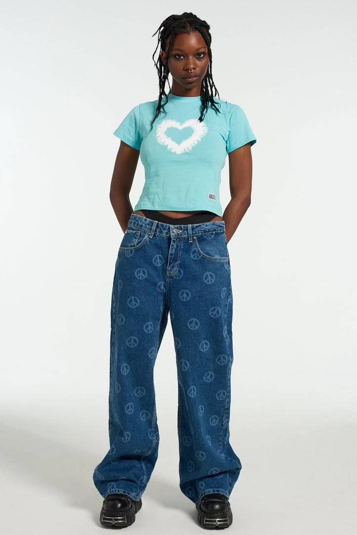 The Ragged Priest Hope Peace Sign Release Jean NEW ARRIVALS 2 The Ragged Priest Hope Peace Sign Release Jean NEW ARRIVALS