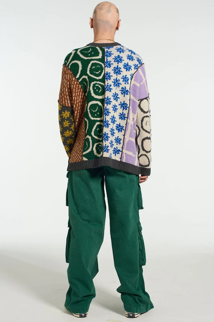 The Ragged Priest NEW ARRIVALS Torn Patchwork Jumper 6 The Ragged Priest NEW ARRIVALS Torn Patchwork Jumper