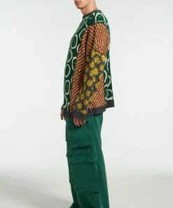 The Ragged Priest NEW ARRIVALS Torn Patchwork Jumper 9 The Ragged Priest NEW ARRIVALS Torn Patchwork Jumper