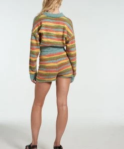 The Ragged Priest Milk It Skyline Knit Short 7 The Ragged Priest Milk It Skyline Knit Short