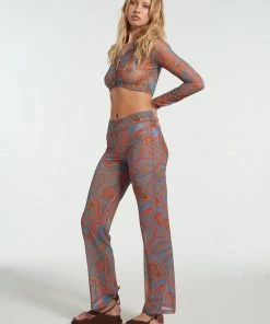 The Ragged Priest Milk It Crystal Flare Pant NEW ARRIVALS