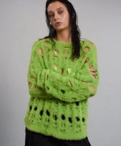The Ragged Priest WOMEN'S Haze Knit - Green