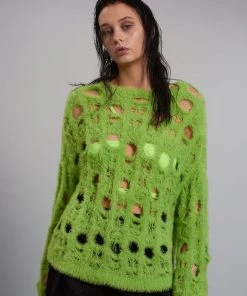 The Ragged Priest WOMEN'S Haze Knit - Green