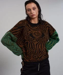 The Ragged Priest Higher Knit - Brown WEBSITE EXCLUSIVES