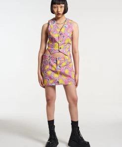 The Ragged Priest NEW ARRIVALS Nimbus Print Skirt