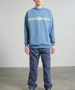 The Ragged Priest NEW ARRIVALS Kickers Classic Blue Cord & Drill Panel Pant