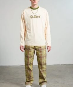 The Ragged Priest NEW ARRIVALS Kickers Classics Ecru Long Sleeve Tee