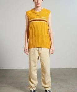 The Ragged Priest NEW ARRIVALS Kickers Classics Yellow Knit Vest