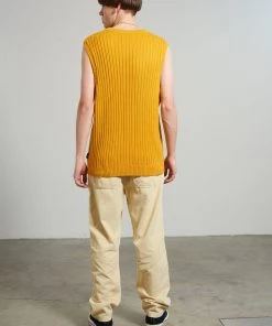 The Ragged Priest NEW ARRIVALS Kickers Classics Yellow Knit Vest