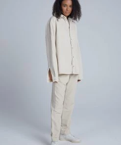 The Ragged Priest Kickers Classics Beige Oversized Cord Shirt