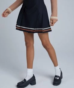 The Ragged Priest Kickers Classics Black Pleated Mini Skirt