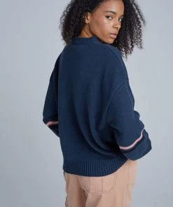 The Ragged Priest Kickers Classics Dark Blue Knit