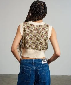 The Ragged Priest NEW ARRIVALS Kickers Classics Gingham Knit Vest