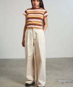 The Ragged Priest NEW ARRIVALS Kickers Classics Multi Stripe Ringer Tee