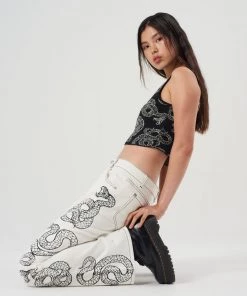 The Ragged Priest WOMEN'S Milk It Cobra Jean Ecru