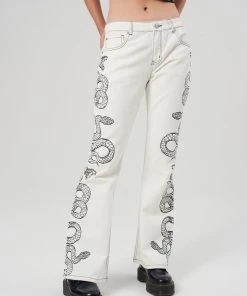 The Ragged Priest WOMEN'S Milk It Cobra Jean Ecru