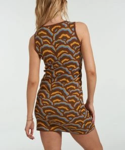 The Ragged Priest NEW ARRIVALS Milk It Surf Sleeveless Mini Dress