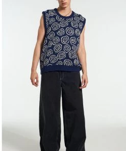 The Ragged Priest NEW ARRIVALS Confusion Knit Jumper Vest