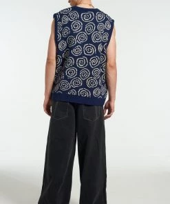 The Ragged Priest NEW ARRIVALS Confusion Knit Jumper Vest