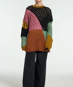 The Ragged Priest Sales 38 The Ragged Priest Ripper Distressed Knit NEW ARRIVALS