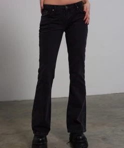 The Ragged Priest WOMEN'S Low Rider Jean - Charcoal