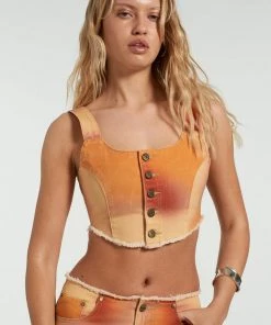 The Ragged Priest NEW ARRIVALS Milk It Mirage Corset Top