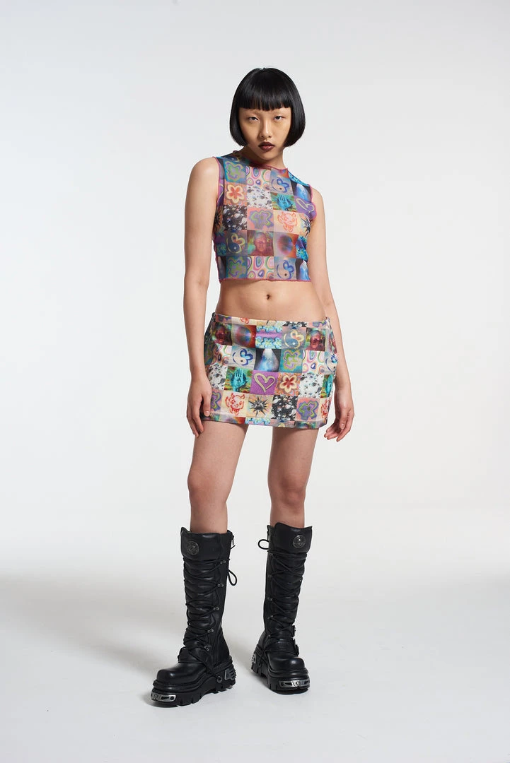 The Ragged Priest Flashback Mesh Top NEW ARRIVALS 2 The Ragged Priest Flashback Mesh Top NEW ARRIVALS