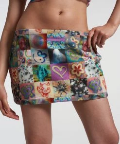 The Ragged Priest Montage Mini Skirt 10 The Ragged Priest Montage Mini Skirt